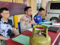 Polres BU Aman kan Empat pembobol Rumah Warga