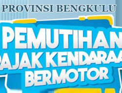 Pemprov Bengkulu Kembali Adakan Program Pemutihan Pajak kendaraan