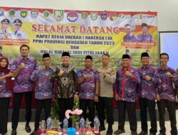 RAKERDA III PPDI PROVINSI BENGKULU 2023 SUKSES, GUBERNUR BENGKULU TERUS BERUPAYA BERBUAT TERBAIK UNTUK PERANGKAT DESA PROVINSI BENGKULU