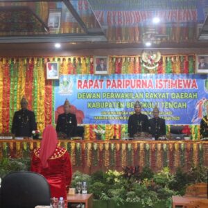 Rapat Paripurna Istimewa DPRD Dalam Rangka Memperingati Hari Jadi Kabupaten Bengkulu Tengah Ke ~15