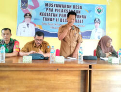 PEMDES SENALI GELAR MUSYAWARAH PRA PELAKSANA PEMBANGUNAN DESA TAHUN 2023.