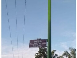 ANGGARAN LAMPU JALAN DI DESA TALANG RASAU DIDUGA MARK-UP