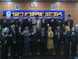 RAPAT PARIPURNA ISTIMEWA PENGUCAPAN SUMPAH/JANJI PAW ANGGOTA DPRD BENGKULU TENGAH PERIODE 2019-2024