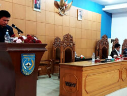 Jawaban Eksekutif Atas Pandangan Umum Fraksi terhadap Perubahan APBD, Dalam Rapat Paripurna DPRD BU