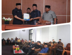 DPRD BENTENG GELAR RAPAT PARIPURNA PENYAMPAIAN NOTA PENGANTAR BUPATI TERHADAP RAPERDA PDRD DAN BMD
