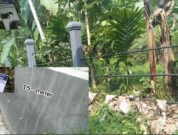 Dugaan Pembuatan Pagar TPU Dan TPT Desa Batu Raja Kol Tidak Sesuai RAB