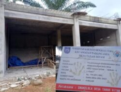 POTENSI KORUPSI PEMBAGUNAN GEDUNG DI DESA TANAH HITAM