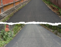 PENGERJAAAN HOTMIX JALAN LINGKUNGAN OLEH DINAS PUPR BU, WARGA UCAPKAN TERIMA KASIH