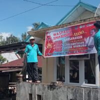 Pemdes Suka Langu Bagikan Kelambu Untuk Ibu Hamil dan Lansia