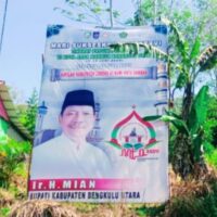 Wow! Baliho MTQ Bengkulu Utara di kabupaten Lebong Hanya Foto Bupati Sendiri, Ada Apa..?