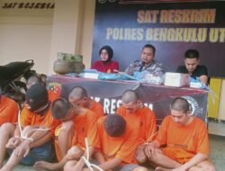 Polres Bengkulu Utara Gelar Press Release Operasi Musang 2024