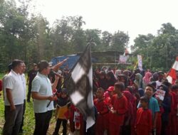 Wabup BU Lepas Jalan Santai Di Desa Sidodadi