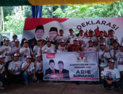 Komunitas Anak Musik Bengkulu Utara Deklarasi Dukungan Pasangan Arie-Sumarno Pilkada 2024