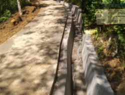 Pengerjaan Rabat Beton di Desa Tanjung Putus Diduga Tidak Sesuai RAB