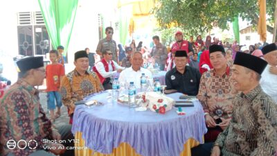 Arie Septia Adinata Didampingi Ros Efendi Hadiri Tasyakuran Hasdiansyah Anggota DPRD Bengkulu Utara