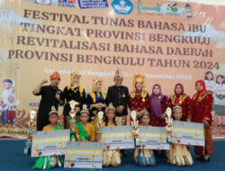 Festival Tunas Bahasa Ibu Tingkat Provinsi, Pelajar Bengkulu Utara Raih Berbagai Piala Yang diperlombakan