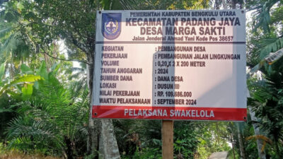 Dugaan Korupsi DD Marga sakti di Balik Swakelola