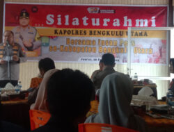 Polres Bengkulu Utara Coffee Morning dan Latihan Menembak Bersama Insan Pers