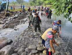 Sinergi Dengan Rakyat, Kodim 0423/BU Kolaborasi Dengan Pemda dan Masyarakat Perbaiki Bendungan Irigasi