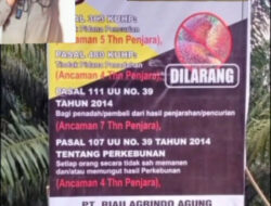 Aktivis Lingkungan Memberi Respon Terhadap Baleho Yang Terpasang di Lahan PT RAA