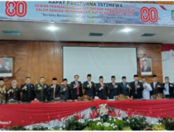 Bupati dan Wabup Mengikuti Rapat Paripurna HUT RI-80, Legislatif dan Eksekutif Kompak akan Bangun Kabupaten kaur