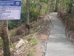 Sukses Bangun Jalan Rabat Beton, Realisasi DD 2025 Tahap II Desa Sinar Banten