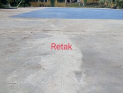 Diduga Pembagunan Lapangan futsal SMPN 10 Bengkulu Utara Tidak Sesuai Dengan RAB