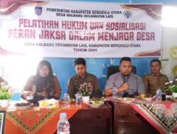 Pemdes Kalbang Gelar Sosialisasi Hukum, Tingkatkan Transparansi dan Akuntabilitas.