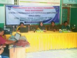 Pemdes Talang Renah Gelar Pemuktahiran SDGs
