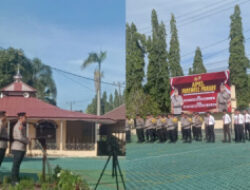 Polres Bengkulu Utara Gelar Apel Farewell Sambut Kapolres Baru