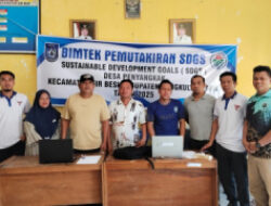Pemdes Penyangkak Gelar Bimtek Pemutakhiran SDGs Tahun 2025