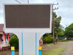 Miris!! Warga Sayangkan Videotron Milik Pemkab Bengkulu Utara Dibiarkan Mati Total