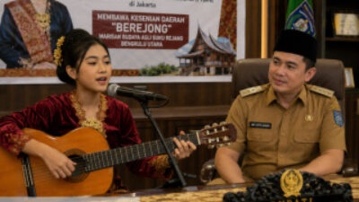 Kesenian BEREJONG Akan Tampil Ajang Festival Nasional, Dibawakan Siswi SMPN 29 BU