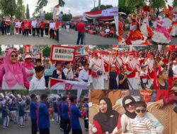 Pawai Perjuangan Warnai Semarak HUT ke-81 RI, Ribuan Pelajar Bengkulu Utara Tampil Kreatif dan Penuh Semangat