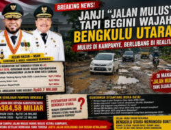 Masyarakat Bengkulu Utara Tagih Janji Helmi Hasan “Jalan Mulus” Ruas Jalan Provinsi Masih Dipenuhi Lubang
