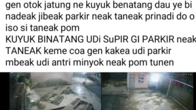 Oknum Sekcam Larang Sopir Antre BBM di Tanah Pribadi dengan Ucapan Tidak Pantas
