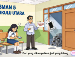 Handphone Siswi Hilang Saat Dikumpulkan di Ruang Guru SMAN 5 BU, Wali Murid Pertanyakan Tanggung Jawab Sekolah